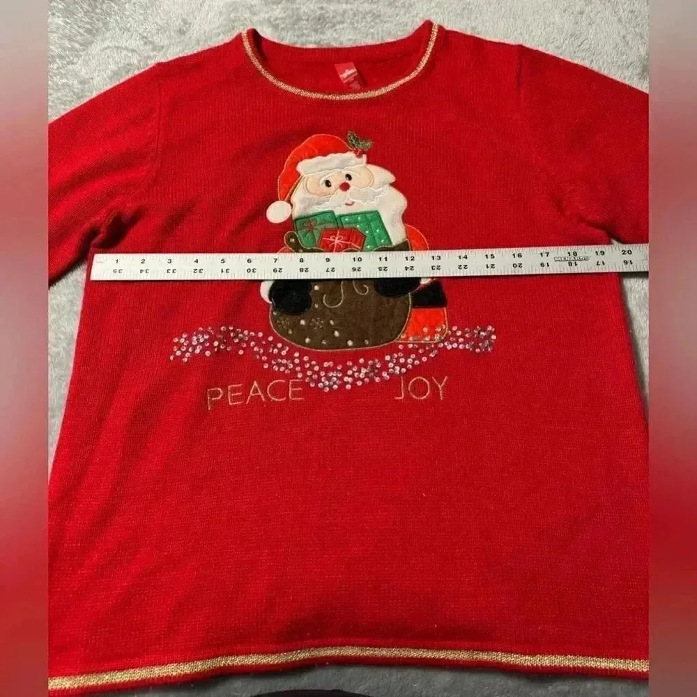 Christmas Santa Sweater | Size M | Red